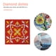 thumbnail image 3 of Cuadros Decorativos 5D DIY Kit de pintura de diamantes Posavasos Cerámica Aislamiento Almohadilla de dibujos animados (Rojo) Tmvgtek embutido en tela, 3 of 8