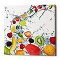 thumbnail image 1 of Epic Graffiti Fruit Splash II Giclee Canvas Wall Art, 18" x 18", Red, 1 of 1