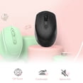 thumbnail image 4 of Indicador óptico Ratón inalámbrico para ordenador portátil, ratón silencioso recargable, ratón para juegos, alta moda para mujeres y estudiantes de oficina, 4 of 8