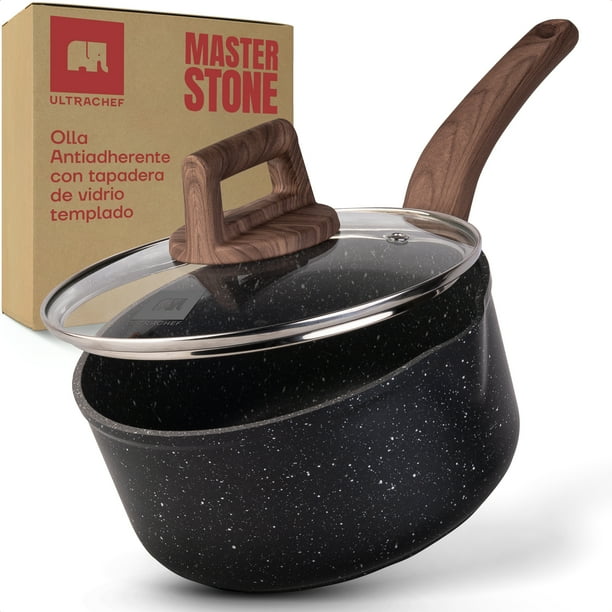 Olla de Aluminio 18 cm Ultrachef, Master Stone Gris