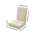 thumbnail image 3 of TACILIP Removable and Washable Chair Cover Easy To Install and Clean Stretch Chair Cover Suitable for Home Kitchen Banquet Hotel Chair Cover, Office Chair Cover, 3 of 6