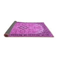 thumbnail image 2 of Ahgly Company Indoor Round Medallion Purple Traditional Area Rugs, 4' Round, 2 of 4