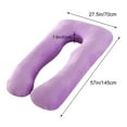 thumbnail image 2 of TOPCHANCES Pregnancy Pillow with Soft Jersey Cover - U Shaped Body Pillow for Pregnant Women, 2 of 10