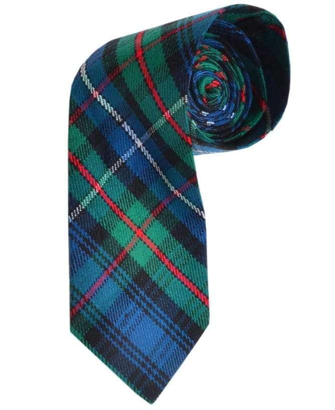 Traditional highland wear plaid tie Robertson Hunting Tartan kilt