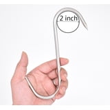 Alele Meat Hook 4Pack Heavy Duty S-Hooks 10" Stainless Steel