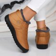 thumbnail image 6 of Miluxas Womens Snow Boots Winter Warm Booties Lined Anti-Slip Ankle Boots Outdoor Slip On Waterproof Booties Comfortable Warm Shoes, 6 of 8