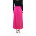thumbnail image 4 of Fuchsia Pleated Maxi Skirt Elastic Waist Band, 4 of 6