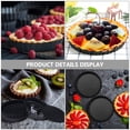 thumbnail image 5 of 6Pcs Kitchen Baking Fruit Pie Molds Cake Molds Cake Making Molds for Home (Black), 5 of 6