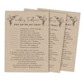 thumbnail image 1 of Inkdotpot 50-PackRustic Kraft PaperWhy Do We Do That Bridal Wedding ShowerGameBachelorette Party ActivityGameCards, 1 of 7