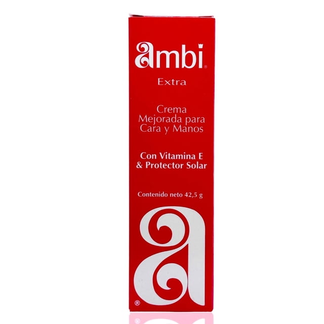 Crema Ambi roja Cara Manos con Vitamina E Protector Solar Paño