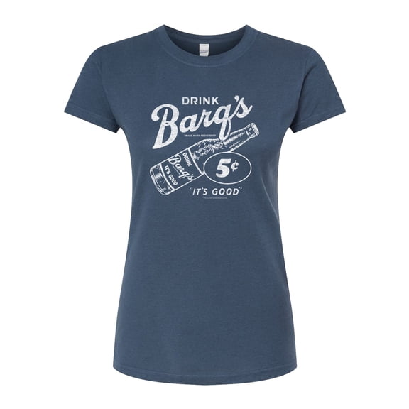 Barq's - Iconic Drinks & Beverages - It's Good 5 Cents - Juniors Fitted Graphic T-Shirt