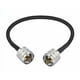 thumbnail image 1 of Cable coaxial PL-259 macho a UHF PL-259 macho RG58 para radio HAM y CB, analizador de antena, carga ficticia, medidor de ROE, 1 pieza DlQQG8Zq, 1 of 5