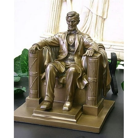 Pacific Giftware PTC 8.13 Inch Abraham Lincoln Washington DC Memorial Statue Figurine