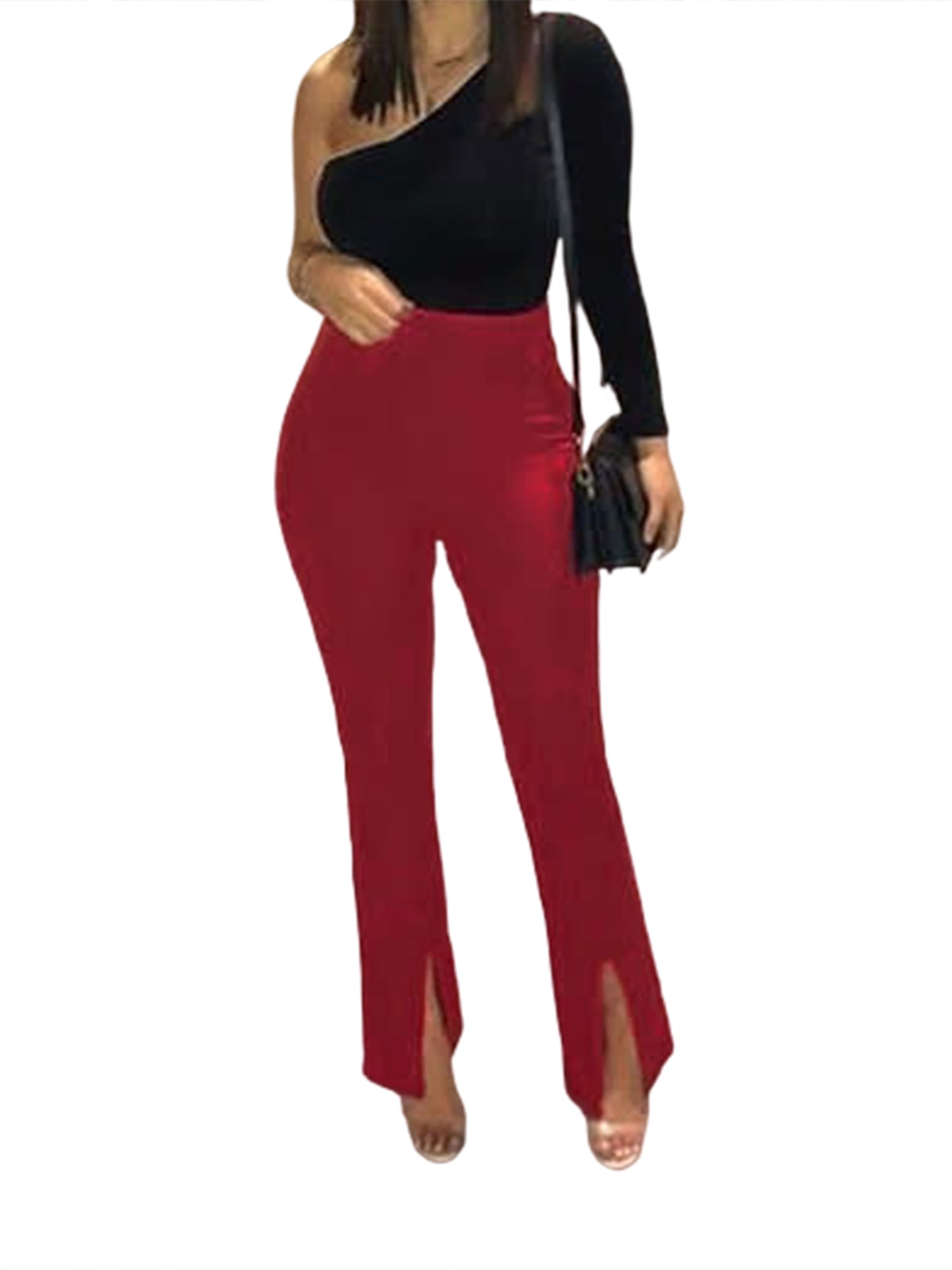 womens stretch flare pants