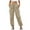 Khaki, variant on Pants for Women Women's Pants Casual Khaki Work Pants Women Trouser Style Lounge Pants Women Wide Leg Pants for Women with Pockets Fall Pants