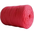 thumbnail image 2 of Nvzi 250g 8.1oz Soild Color Fancy Yarns DIY Bag Handbag Carpet Cushion Cotton Cloth T-Shirt Yarn Knitting Crochet Yarn Pet Cave Basket Crochet Bag Fabric Yarn, Watermelon Red, 2 of 5