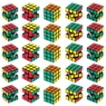thumbnail image 1 of 24pack 3x3x3 Mini Cube,Magic Puzzles, Puzzle Boxes,Party Puzzle Game Toys Classroom Rewards & School Prize for Students,Birthday Party Favors Easter Valentines Day Stocking Stuffers Gifts(1.18inch), 1 of 7