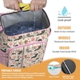 thumbnail image 2 of Travel Cooler Bag - Dachshund and Flower Camping Beer Cooler Backpack with Bottle Opener- Waterproof Insulated Picnic Backpacks - Cooler Bag for Beach, 2 of 6