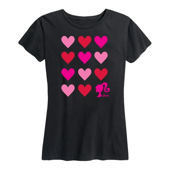 Barbie - Heart Grid - Women's Short Sleeve Graphic T-Shirt