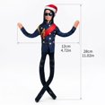 thumbnail image 2 of Christmas Poseable Plush Doll Soft Stuffed Puppet with Wire Armature Bendable Pop Star Doll for Holiday Decoration Display and Play Gift for Fans, 2 of 3