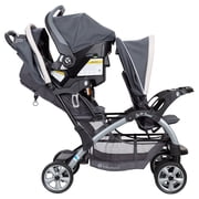 Open Box Baby Trend Sit N' Stand Easy Fold Twin Double Infant Toddler Stroller