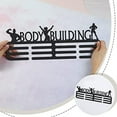 thumbnail image 3 of 1set Medal Hanger Display Holder Body Building Female Sport Iron Hook Rack Frame Medal Hanger Awards Ribbon Wall, 3 of 9