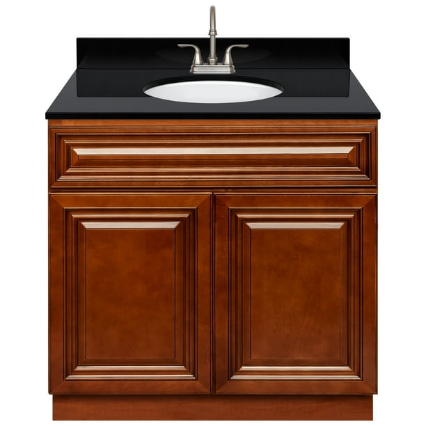 modern maple granite floating bathroom vanity