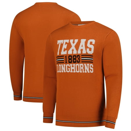 Unisex Uscape Apparel Burnt Orange Texas Longhorns Renew Knit Vintage Retro Sweater