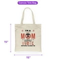 thumbnail image 5 of I'm a Schnauzer Mom and a Registered Nurse Nothing Scares Me Canvas Tote Bag Miniature Schnauzer Dog Lover Reusable Shopping Grocery Bag - 00002, 5 of 5