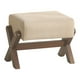 thumbnail image 4 of Silla de camping con reposapiés, fácil de transportar, resistente, cómoda y multiusos. Marrón oscuro, 4 of 9