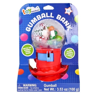 Toymendous Classic Gumball Bank with Gumballs, Novelty & Gag Toys for Children ages 3 