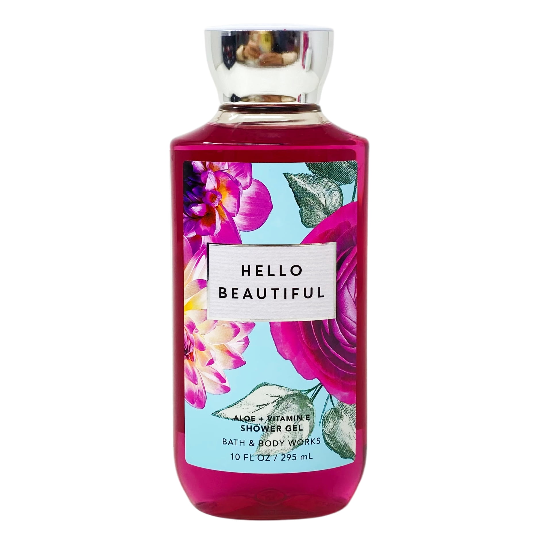 Bath & Body Works Hello Beautiful 2 Pack Shower Gel Bundle with a Marbela Creamy Rose Bar Soap - Full Size
