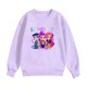 thumbnail image 1 of Moonsky Sudadera de cuello redondo Pop De-on - Sudadera de manga larga con estampado del cantante HUNTR/X - Sudadera de cuello redondo y manga larga para hombre y mujer Morado claro 150, 1 of 4