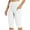 White, variant on Odeerbi Yoga Capris Pants for Women Knee Length Leggings High Waisted Yoga Workout Exercise Capris 2025 Casual With Pockets Brown
