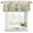 beige, variant on Spring Floral Curtain Valances for Windows, Kitchen Valance Window Treatments Panel 2 Pack, Green Yellow Botanical Elegant Pastoral Rod Pocket Short Curtains for Bathroom Bedroom 42 x 12 Inch