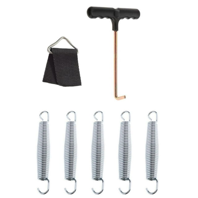 Ruiboury Trampoline Spring Premium Alloy Repair Hardware Spring Heavy Duty 10cm Trampoline Parts 14.7cm Spring