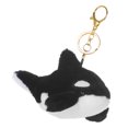thumbnail image 2 of 1Pack Multi Color Whale Shape Plush Keychain For Sea Animal Lovers Gifts, 2 of 9