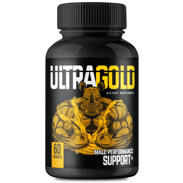 Ultra Gold Capsules, Official Ultra Advanced Gold Supplement Pills for Men - Maximum Strength, All Natural Support for Overall Health & Wellness, UltraGold Advanced Formula Reviews (1 Pack)