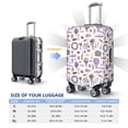 thumbnail image 6 of Lsque Lavender Flowers Printed Luggage Cover, Travel Luggage Protector,Scratch and Dirt Resistant, Fits 18-32 Inch Luggage - Large, 6 of 9