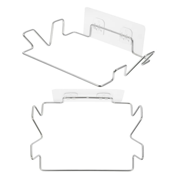 2 pcs Stainless Steel Trash Bag Holder Portable Garbage Bag Holder for Kitchen