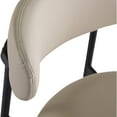thumbnail image 4 of Meridian Furniture Lupita Taupe Vegan Leather Counter Stool (Set of 2), 4 of 8