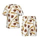 thumbnail image 1 of Fotbe Baseball Sport Pijama Estampada de 2 Piezas para Niños – Ropa de Dormir de Manga Corta Cómoda para Niños y Niñas, Camiseta y Shorts de Algodón-3X-Large, 1 of 6