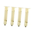 thumbnail image 2 of 4 patas resistentes para muebles, para sofá, armarios, mesas de centro y TV. Oro 25cm, 2 of 9