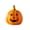 Orange, variant on HOARBOEG White Ceramic Pumpkin LED Jack-O-Lantern, Halloween Lighted Pumpkin Night Light, Quirky Glowing Tabletop Decoration, Hollow Smiling Face Desk Ornament for Fall Party Home Decor