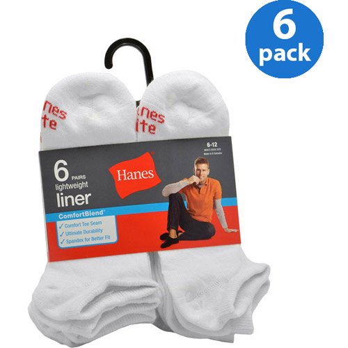 hanes liner socks