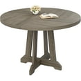 thumbnail image 1 of Table à Manger Ronde pour 4, Table de Cuisine Ronde en Bois de 47 Pouces avec Pattes Robustes pour Salle à Manger, Cuisine, Gris, 1 of 7
