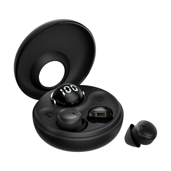 Byujiro Bluetooth Earbuds Sleep Earphones with True Wireless in Ear Mini Invisible Bluetooth Earphones for Noise Reduction and Side Sleep Without Stress
