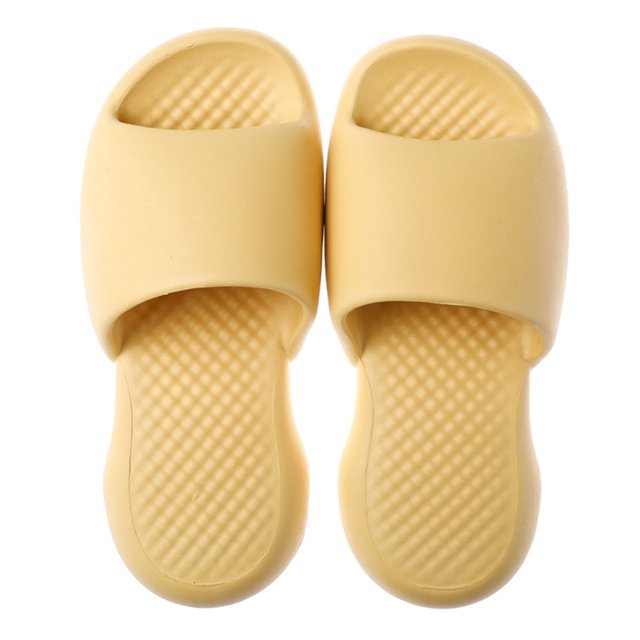 Ultra-Soft Slippers Macaron Color Non-slip EVA Flip Flop for Summer Bathroom Home Office Solid Color 35-45