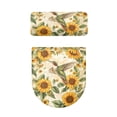 thumbnail image 2 of HELLHERO Sunflower Motifs Durable Toilet Bowl Cover Elastic Edge Polyester, Universal, Soft 17x21 Inches, 2 of 8