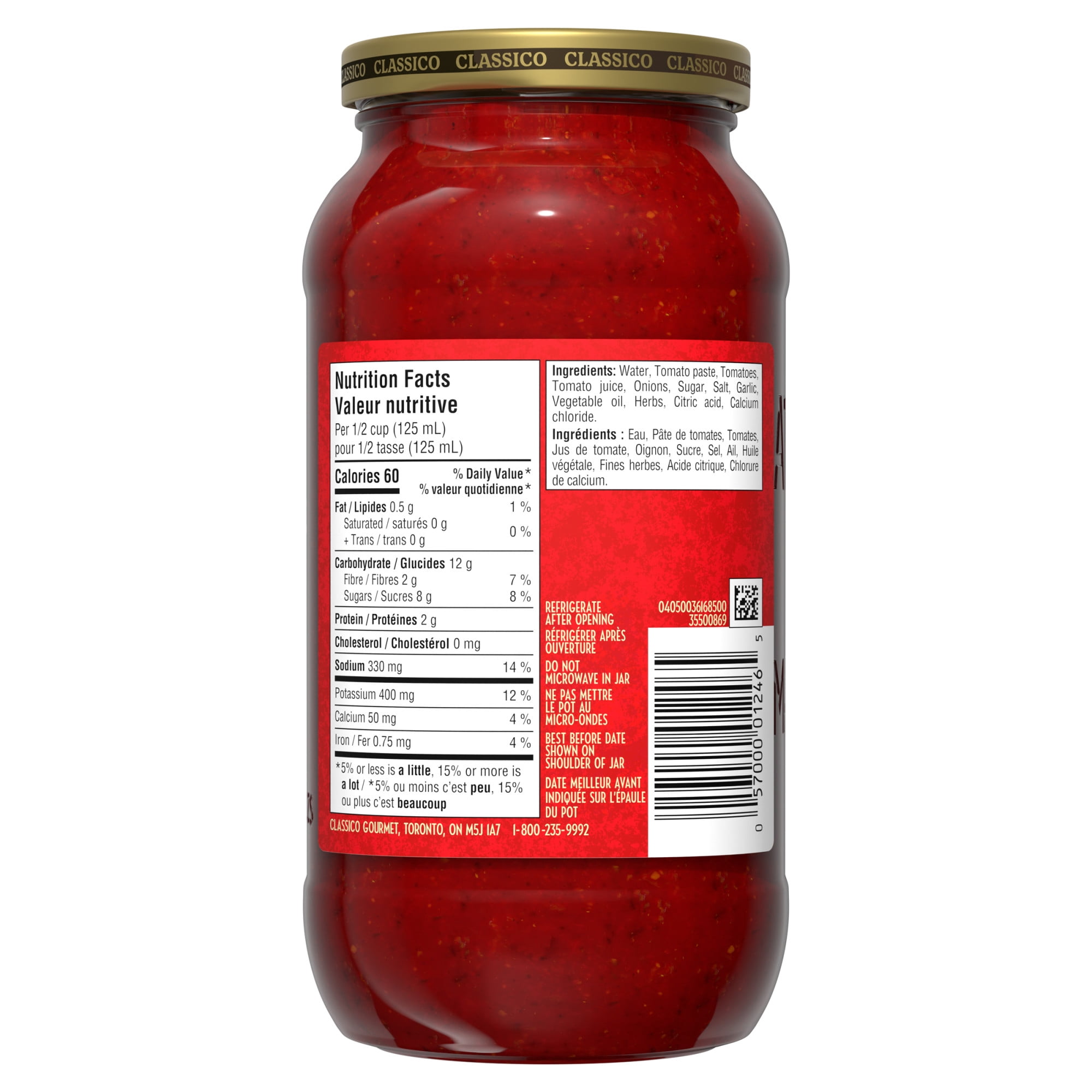 Sauce Pour Pâtes Marinara Au Basilic